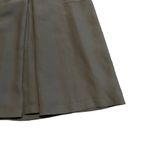 Banana Republic Grey Crepe Sleeveless Dress Button-Front Pleated Size 6 Women's Photo 3