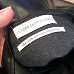 Urban Outfitters Faux leather zip down black dress never worn Photo 4