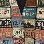 Mirrors Brand Vintage Tapestry Vest women’s Blue Size L Photo 2