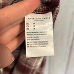 American Eagle NWT Oversized Flannel Babydoll Shirt Photo 9