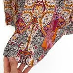 Free People INTIMATELY Count Me In Trapeze Tunic Top Pink Orange Cream M Photo 5