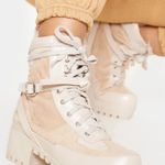 Pretty Little Thing s Combat Boots with Chunky Sole and Rugged Design Photo 2
