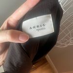 Akris Punto Wool Blazer Jacket Double Button Dark Brown Pinstripe Academia Sz 10 Photo 5