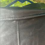 DC COLLECTION Black Leather Jacket Sleek Design Size L Photo 6