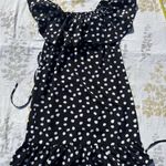 Merona black and White Ruffled Tiered Mini Sundress Photo 8