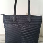 Quilted Tote Bag Gray Photo 2