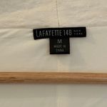 Lafayette 148  White Sequin Long Sleeve Shirt sz M Photo 3