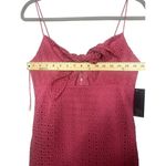 Aidan Mattox NWT  Aiden By Lace Maxi Dress Spaghetti Straps Keyhole Hi Low 4 Pink Photo 12