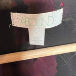 Abound  Floral Flutter Sleeve High/Low Maxi Dress Black/Pink Size L Photo 10