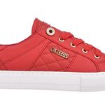 G by Guess Guess red faux leather quilted look sneakers ! Photo 2