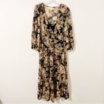 Saltwater Luxe  Deklan Maxi Dress Floral Brown Size Large L Photo 1