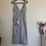 House Of CB ‎ 'Madeleine' Violet Ice Vinyl Midi Dress NWOT Photo 3