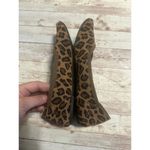 MIA  Leopard Pointed Flats Women's Size 8 Washable Brown Black Animal Casual Photo 5