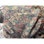 Jacket windbreaker floral mustard rust green 1980s Yellow Size XL Photo 5