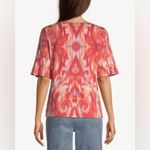 Chico's  Ikat Flutter-Sleeve Top Photo 1