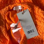 Love Shack Fancy - NWT Neon Tangerine Senina Crop Cardigan Sz XS Photo 6