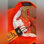 Von Dutch ‎ NEW VIBRANT ORANGE HOLLYWOOD VELVET TRUCKER HAT One Size Photo 2