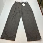 ALC Frank A.L.C. Franklin Tailored Crop Pant Charcoal Grey Gray Multi Wool Blend SZ 2 NEW‎ Photo 2