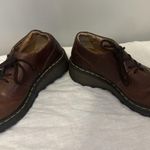 Dr. Martens  3B42 Brown Leather Platform Wingtip Oxford Creepers Women’s Size 8 Photo 3