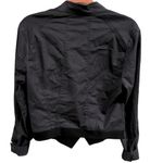 CAbi Twilight Moto Jacket Womens Blue Gray Asymmetrical Zipper Size M Photo 7