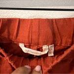 Soft Surroundings Orange Metro Denim Pull On Snap Ankle Jeggings Leggings Size S Photo 2