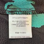 Sugar Lips  Krypton Floral Marica Balloon Sleeve Top size 2X Emerald Black NWT Photo 10