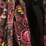 Trina Turk  Silk Blend Multicolored Floral
Sleeveless Top with Scarf Tie Size S Photo 11