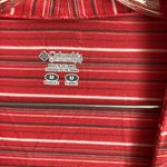 Columbia Orange Striped Outerwear Shirt Photo 2