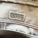 BUXTON Black Leather Shoulder Tote Bag Laptop Computer‎ Travel Bag Large Case Photo 5