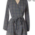 Trixxi plaid long sleeve romper Photo 0