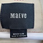 Maeve Anthropologie  Floral Long Sleeve Mini Dress Cream M Swing Bell Sleeve Photo 9