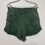 Aerie  On My Way Sweat Shorts Size Small green Photo 1