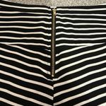Candie's NWT  Black & White Stripe Gold Mini Skater Skirt 5 Photo 4