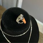 Contemporary Jewelry Set Necklace, ring and bracelet Silver Photo 4