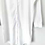 CHELSEA 28 x NORDSTROM | White Linen Blend Dress Cover-up Oversized | Size Small Photo 4