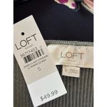 LOFT Outlet Olive Green Ribbed V Neck Sleeveless Tank Top Women's Size S Photo 2