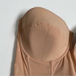 Dominique Bustier Corset Strapless Padded Cups Boning Mesh Adjustable Nude Tan Size undefined Photo 1