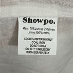 AMALIE THE LABEL Mikaelle Puff Sleeve Open Back Mini Dress Voyager Floral Sz 16 White Photo 7