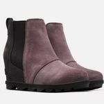 Sorel Joan of Arctic Wedge II Chelsea Purple Sage Suede Leather Sz 8.5 Photo 0