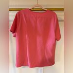 FIGS Women’s scrub top uniform shirt- coral pink Photo 2