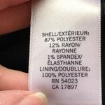 Banana Republic Gray Sleeveless EmpireWaist Square Neck Midi Business Dr… Photo 8