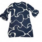Escapada Escapade Living Summer Navy Blue and White Nautical Dress/Coverup Resortwear M Photo 1