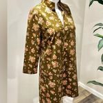 Tuckernuck Hazel Floral Corduroy Mini Dress S Brown Clifton Fall Floral NWT Photo 8