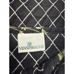 Vera Bradley Tote Bag Womens Large Black Floral Quilted Cotton Purse Shoulder Photo 2
