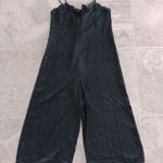 Dee Elle Satin Lace Trim Jumpsuit in Black, NEW, Size L Photo 8