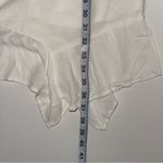 Maurice's NWT White Smock Strappy Back Hanky Hem Knee Length Dress Photo 9