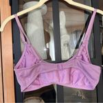 Triangl Mica Violet sparkle glitter Bikini Top scoop neck small+ swim Purple Photo 4