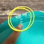 Skye Turquoise Blue Green Ivory Coastal Bandeau Molded Cup Tropical Bikini XL Photo 11