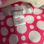 cj banks Women’s plus size  polka dot jacket. Size 1X Photo 2
