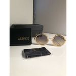 Wildfox Sun-Ryder Gold Pearl Sunglasses Round Frames New In Box W/ Case N Cloth! Photo 1